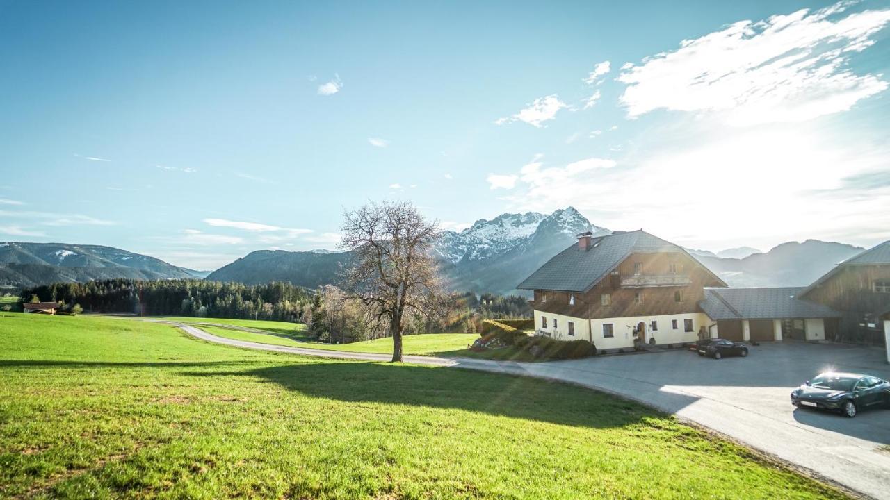 Bio Bauernhof Oberhinterberg Appartement Annaberg im Lammertal Kültér fotó