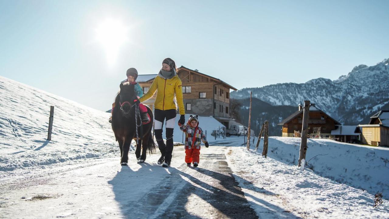 Bio Bauernhof Oberhinterberg Appartement Annaberg im Lammertal Kültér fotó
