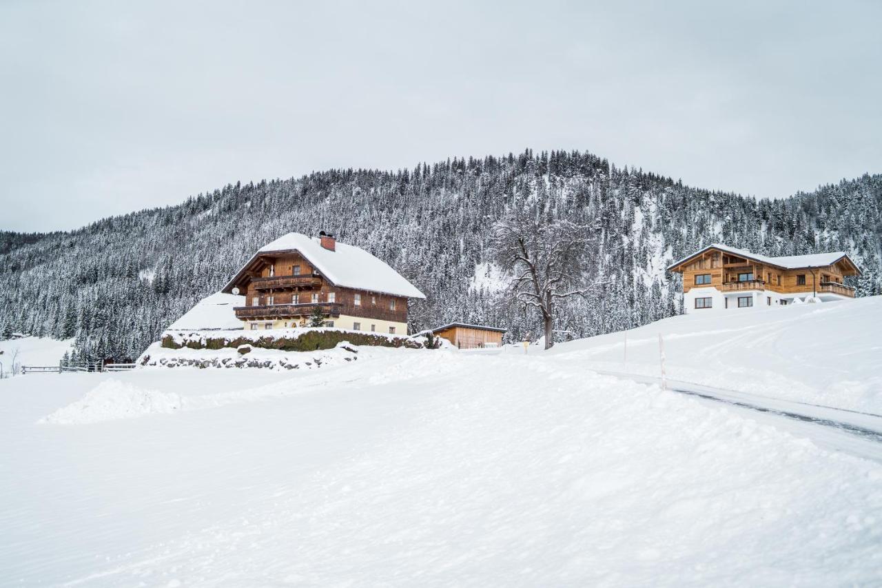 Bio Bauernhof Oberhinterberg Appartement Annaberg im Lammertal Kültér fotó